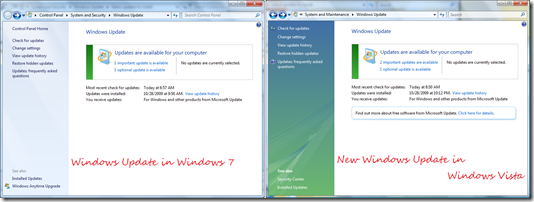 Windows Update In Windows Vista Gets A Refresh Techinch 7595