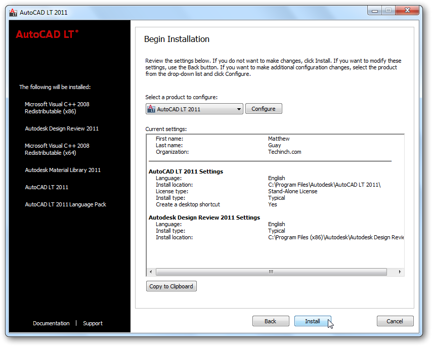 AutoCAD LT 2011 | Installation and Setup | Techinch