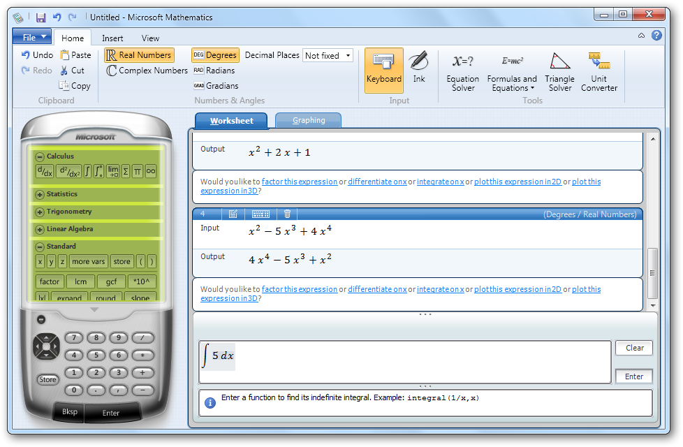 Graphing calculator software for pc