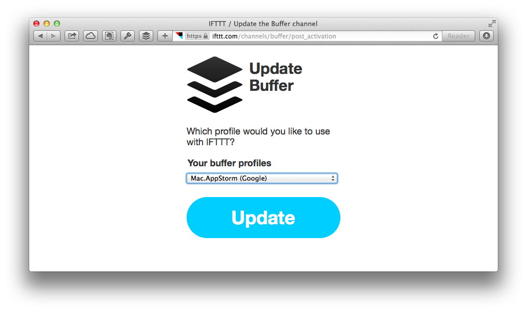 mac rss reader with ifttt