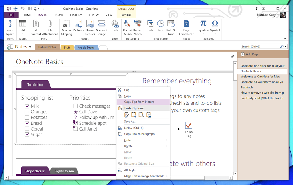 onenote for mac - rearrange notebooks