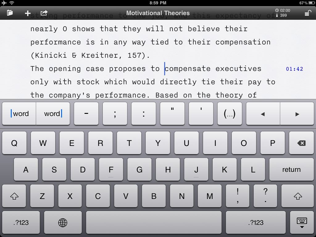 The original iA Writer for iPad