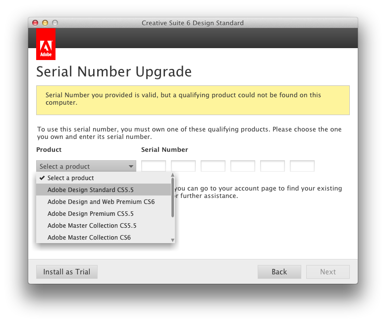 where to find adobe cs5 serial number